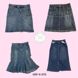 High Waist Split Denim Long Skirt – Chic Urban Str..
