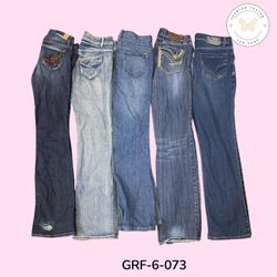 Vintage High Waist Flared Jeans – Y2K Re..