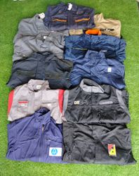 11pc French Workwear jacket bundle _ CAT, EDF , AL..