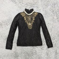 Y2K Long Sleeve Tops & Blouses Mix | Feminine Vint..