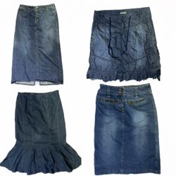 Carie bradshaw styled denim skirts (YC-006)