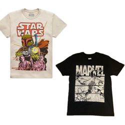 Marvel And Starwar Tees