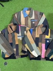 Upcycled Carhartt box hoodie jacket