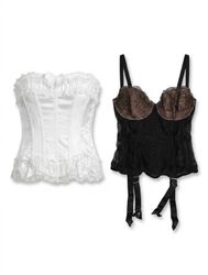 (FV-1641) Vintage Corset Bundle | Y2K Bustier Tops..