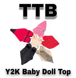 Y2K Baby Doll Tops