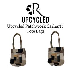 Upcycled Patchwork Carhartt Tote Bags
