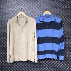 Mix branded quater zip sweater (fnc 193)