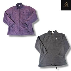 Adidas and the north face fleece