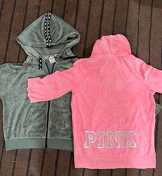 SD 433 | VS Pink Zipper hoodies