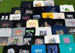 Vintage music printed t shirt 36 pcs