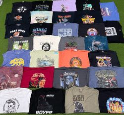 Vintage Music Printed T shirt 30 pcs