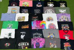 Vintage Music printed T shirt 30 pcs