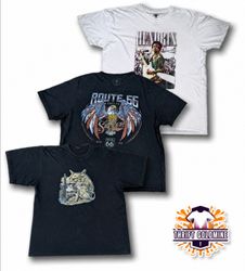 Vintage music band printed T Shirt  y2k Graphic pr..
