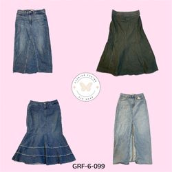 Slim Fit Denim Skirt – Casual Everyday Wear Stylis..