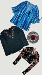 Y2k long sleeve blouse 10 pieces WR1713