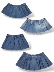 UPCYCLED 2000 ERA MINI SKIRT