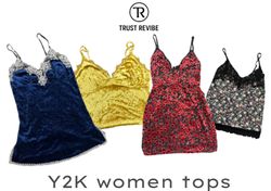 Y2k Women Cami Tops
