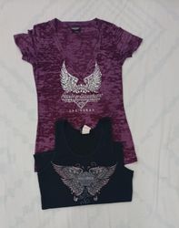 CR9066 Y2K HARLEY BABY TEES