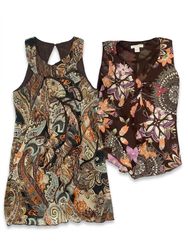 (FV-1658) Vintage Paisley Print Tops Bundle | Y2K ..