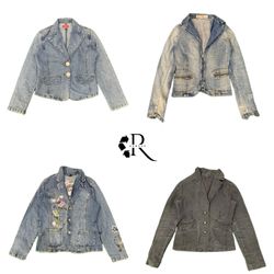 Y2K NYC IT Girl Denim Jacket RW 2127