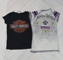CR9073 Y2K HARLEY BABY TEES