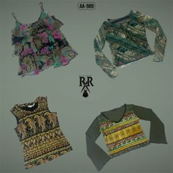 Y2K Natural Vibe Mix Tops (AA-989)