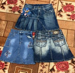 Y2K Denim Midi skirts