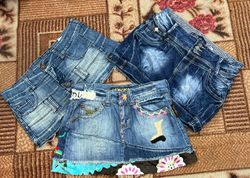 Y2k denim mini Skirts