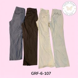 Wide Leg Cargo Pants | Y2K Fashion Essential (GRF-..