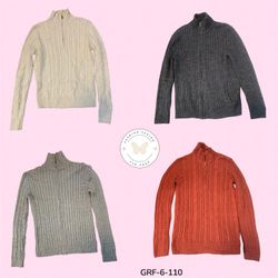 Y2K Vintage Zip-Up Sweater – Retro Streetwear Aest..