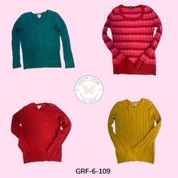 Vintage Y2K Knit Sweater | Baggy Fit Aesthetic Str..