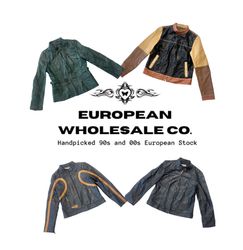 Y2K vintage leather jacket collection (YWVO3