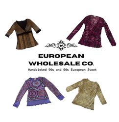 Y2K European Mesh Long sleep Tops (YWV1)