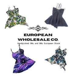 Y2K European Grunge Vixen Cami tops mix YWV11)