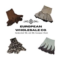Y2K Vintage Women’s Skirts Bundle | Floral, Boho &..