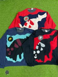 Upcycled Nike sweatshirt patchwork