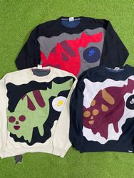 Upcycled Nike sweatshirt patchwork