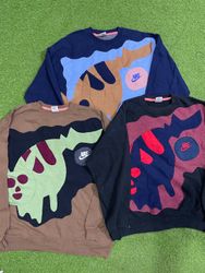 Upcycled Nike sweatshirt patchwork