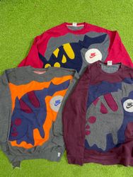 Upcycled Nike patchwork sweatshirt