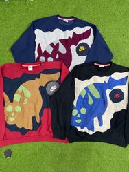 Upcycled Nike patchwork sweatshirt