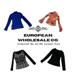 Y2K European Mesh Long sleep Tops (YWV38)