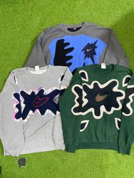 Upcycled Nike patchwork sweatshirt