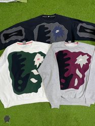 Upcycled Nike patchwork sweatshirt