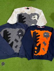 Upcycled Nike patchwork sweatshirt