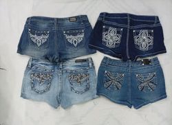 CR9079 UPCYCLED Y2K MINI DENIM SHORTS