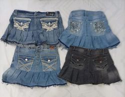 CR9097 UPCYCLED Y2K FLOWY SKIRTS