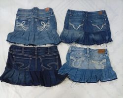 CR9098 UPCYCLED Y2K FLOWY SKIRTS