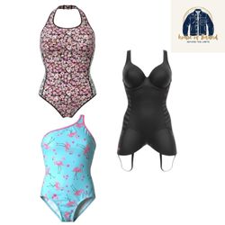 Women Athletic swimming costumes