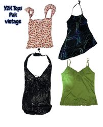 Y2k Tropical Tops 10 PCs pk 43