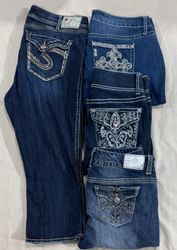 Y2k capri pants (753)